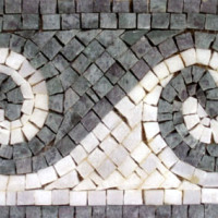 Handmade Marble Mosaic Border VMBD1-G