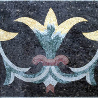 Hand crafted Natural Stone Mosaic Border VMBD6-G