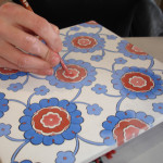 Turkish Blue Iznik Chini Tile Production 9