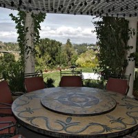 Marble Mosaic Dinner Table