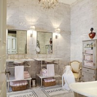 Marble Mosaic French Bathroom