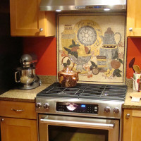 Marble Mosaic Kitchen Backsplash Tile