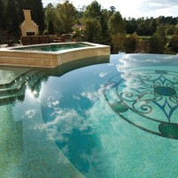 Marble Mosaic Pool Surrounding