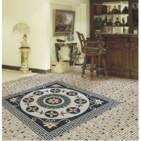 Natural marble mosaic mural design