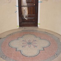 mosaic medallion floor