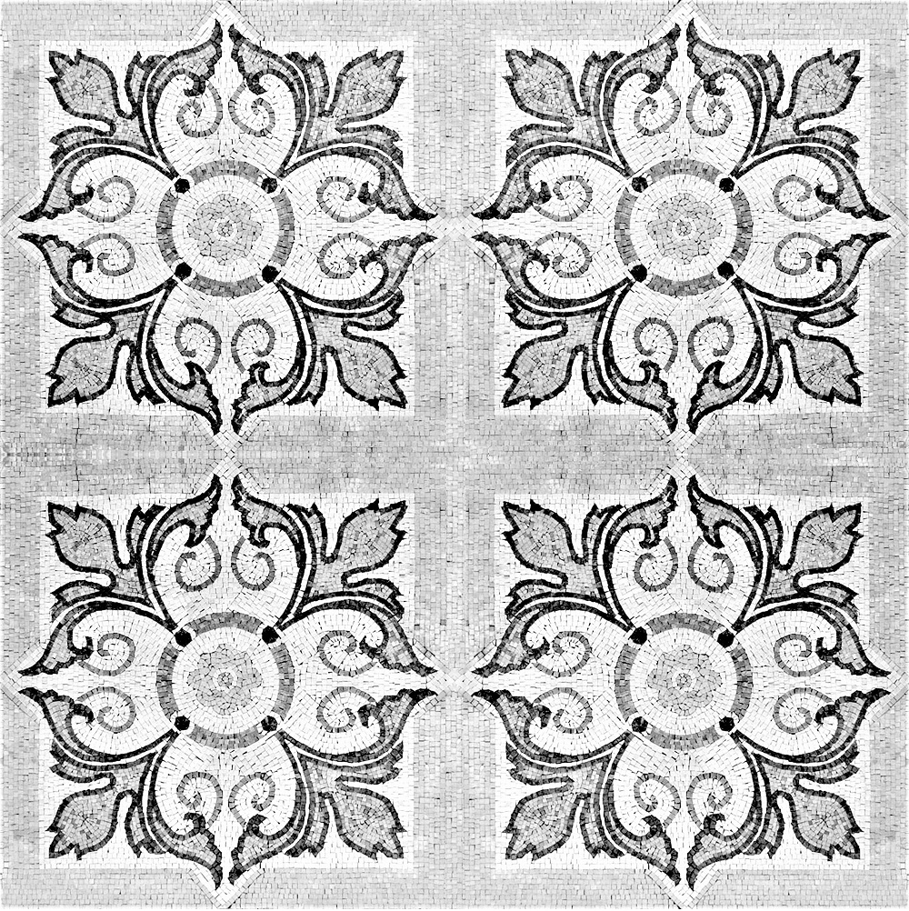 Marble Mosaic Field Tiles With Art Design 156 Wide View Venicemosaicart 1142